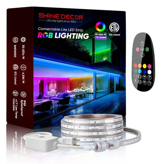 110V Lower Brightness RGB LED Strip Light-Lite RGB Strip Soft Ambient Lighting