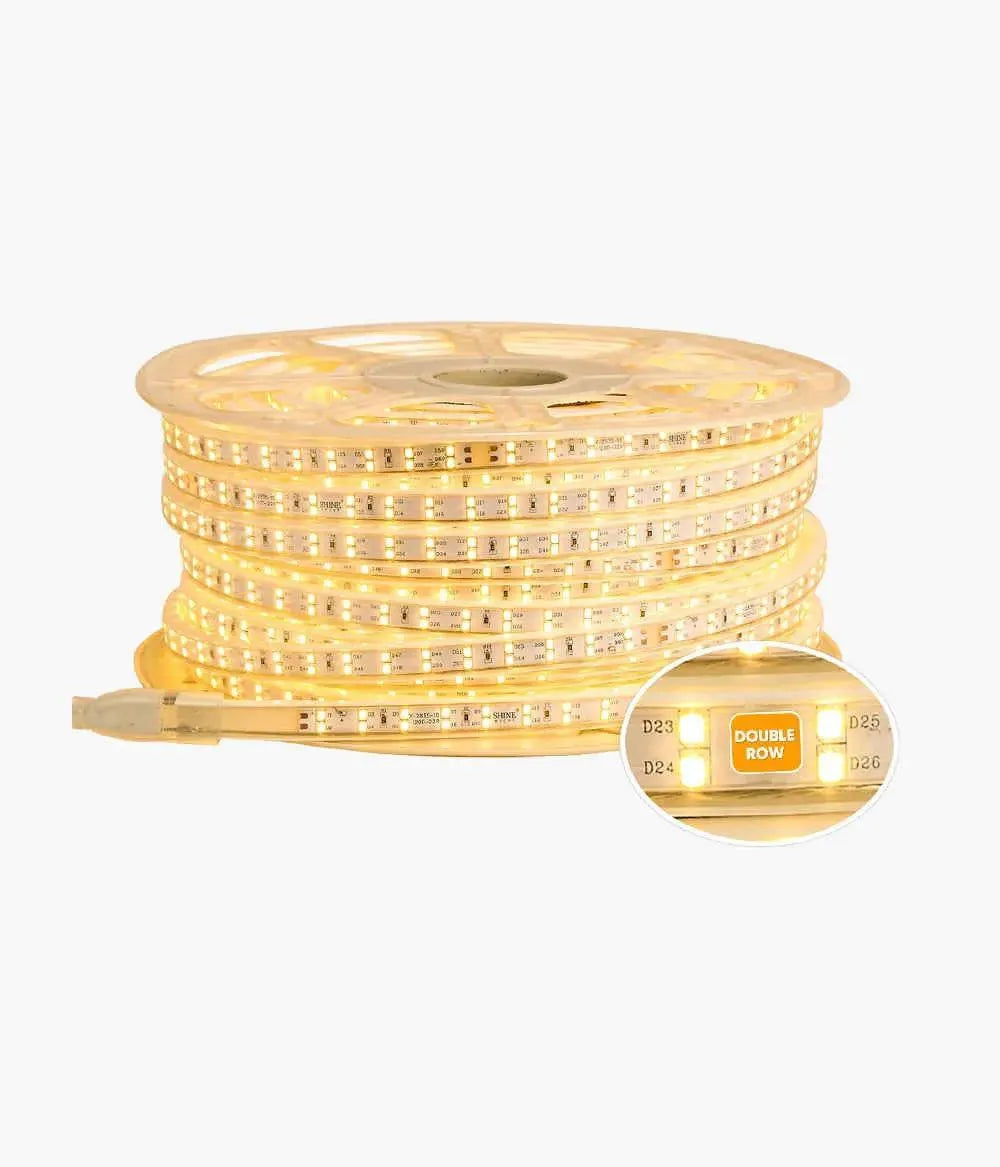110V 7x15mm Double Row Cold Resistant LED Strip-Ultra Bright Strip - Shine Decor