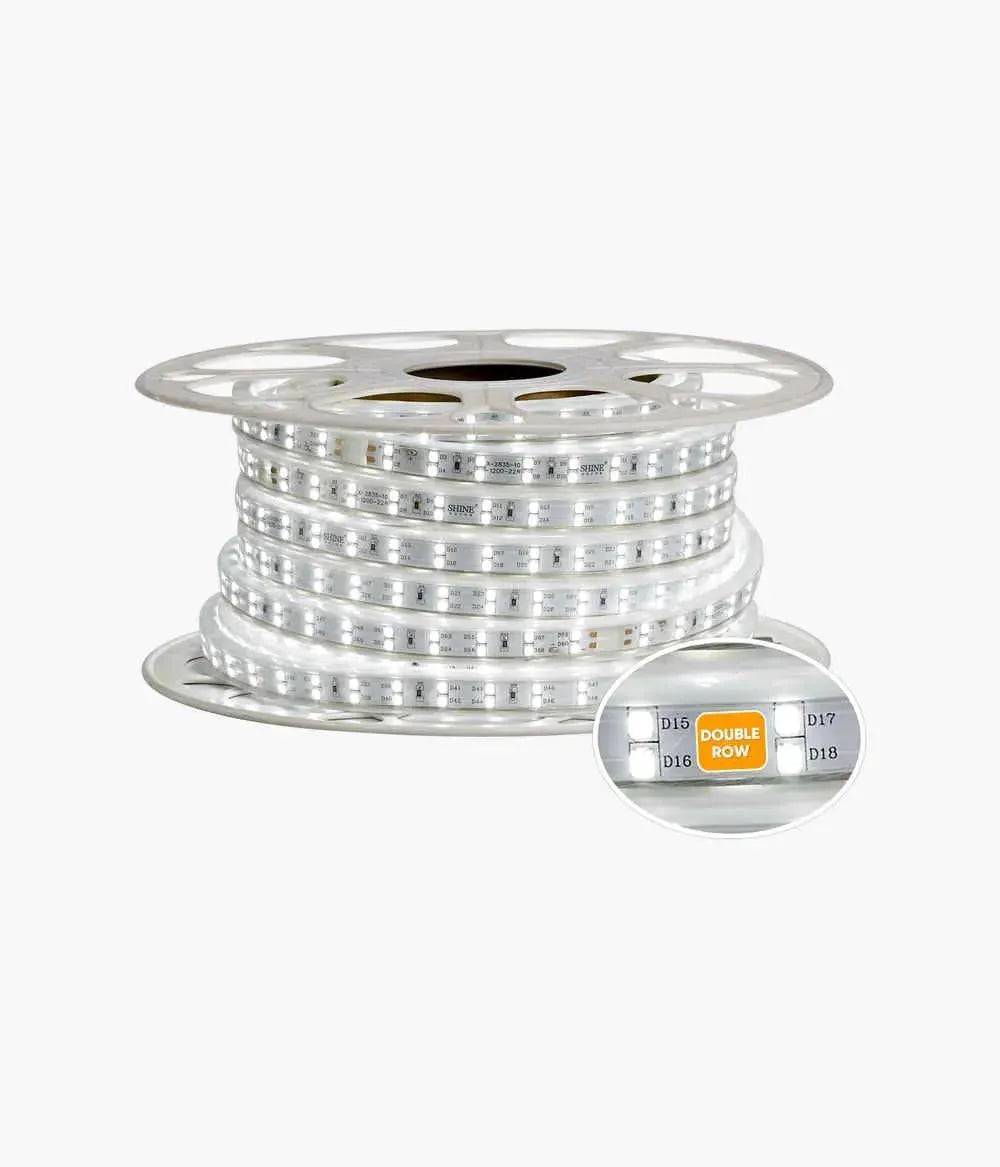 110V 7x15mm Double Row Cold Resistant LED Strip-Ultra Bright Strip - Shine Decor