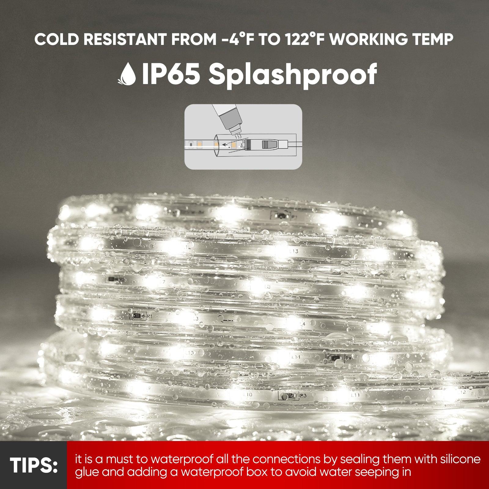 110V Lower Brightness LED Strip Light-Lite Strip Ambient Lighting 180Lumens - Shine Decor