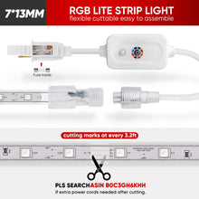 Load image into Gallery viewer, 110V Lower brightness RGB LED Strip Light-Lite Strip RGB - Shine Decor

