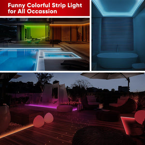 24V Smart Solid Silicone RGB Led Strip Light IP67 Super Waterproof Pool Lighting - Shine Decor