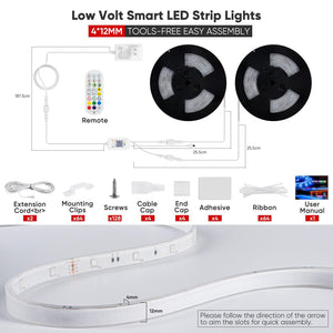 24V Smart Solid Silicone RGB Led Strip Light IP67 Super Waterproof Pool Lighting - Shine Decor
