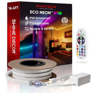 Mounting Pack for 110V 10X20mm RGB Neon Light-Eco RGB Neon