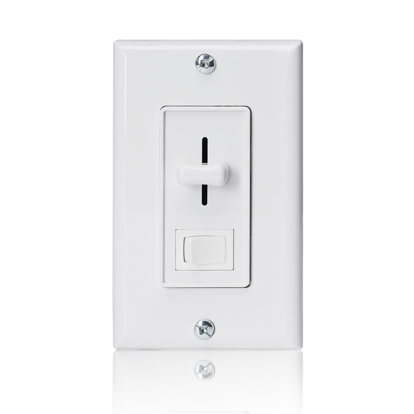 Shine Decor ELV Slide Dimmer Light Switch Pack Wall Plate Included UL Listed Max Run 300W 