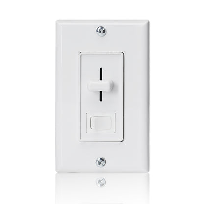 Shine Decor ELV Slide Dimmer Light Switch Pack Wall Plate Included UL Listed Max Run 300W 
