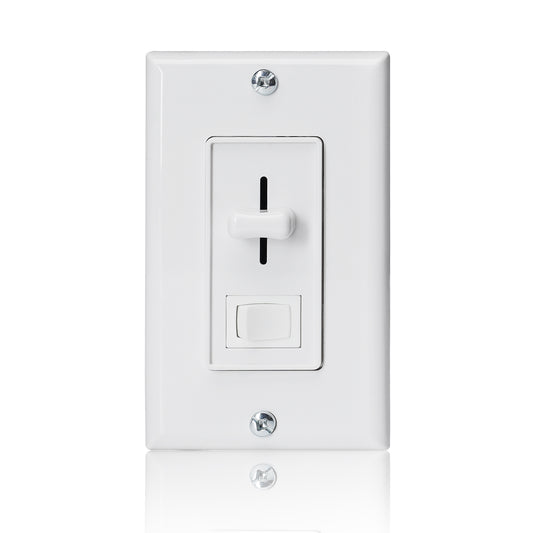 Shine Decor ELV Slide Dimmer Light Switch Pack Wall Plate Included UL Listed Max Run 300W 
