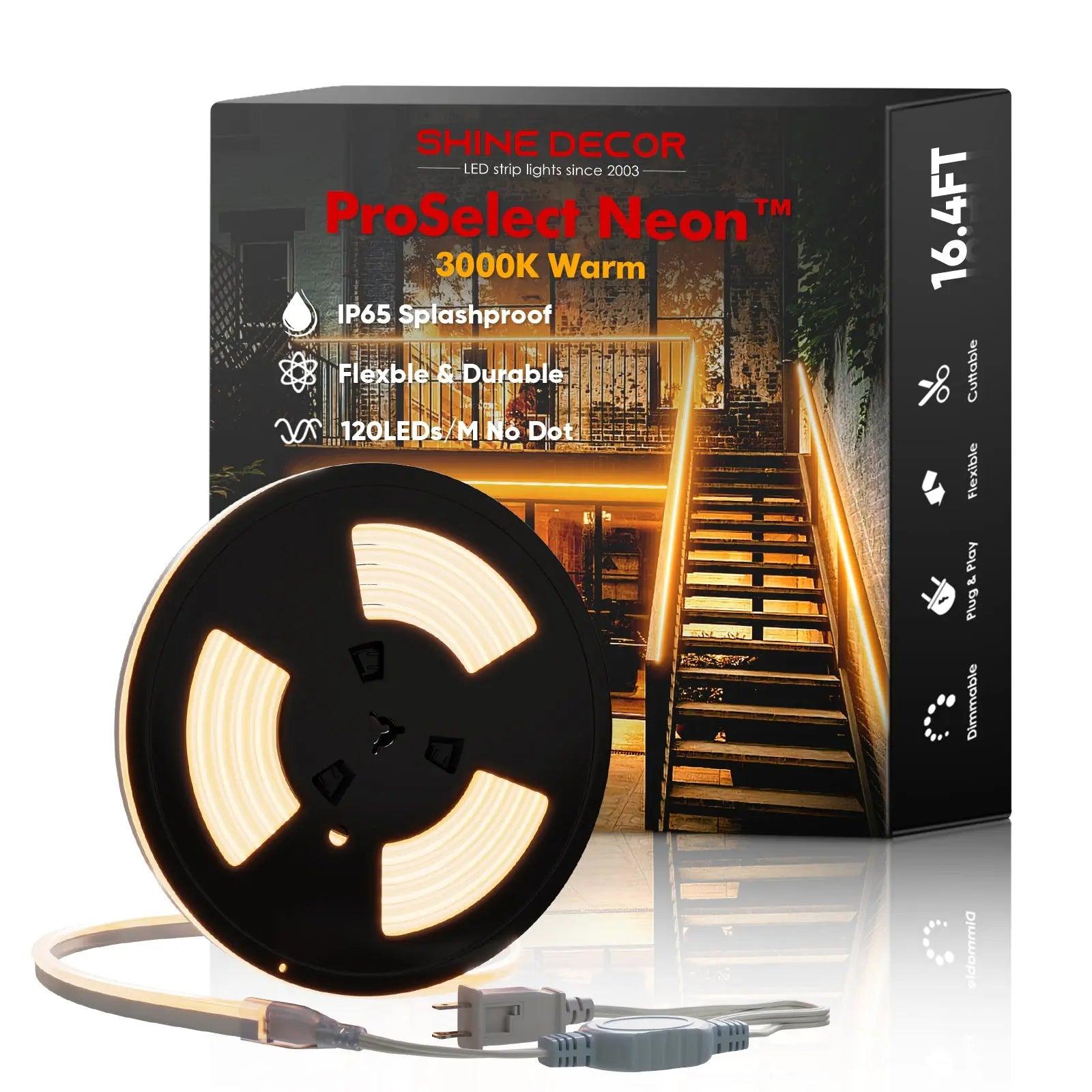 Connector Pack for 110V 7x14.5mm Led Neon Light-ProSelect Neon - Shine Decor