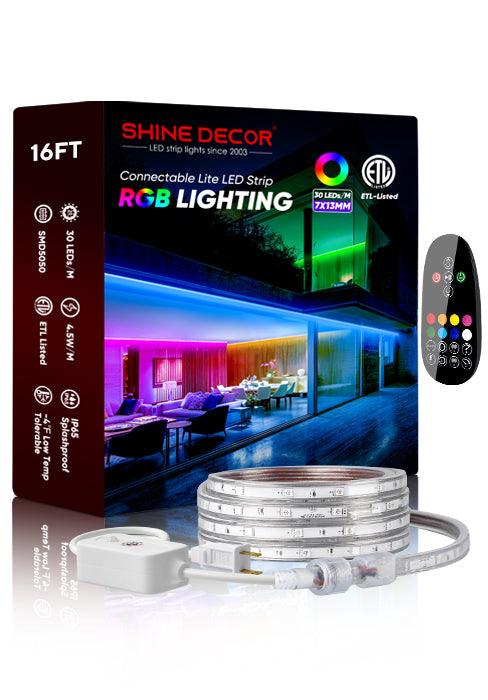 Controller Kit for 110V 7x13mm RGB LED Lite Strip Lights - Shine Decor