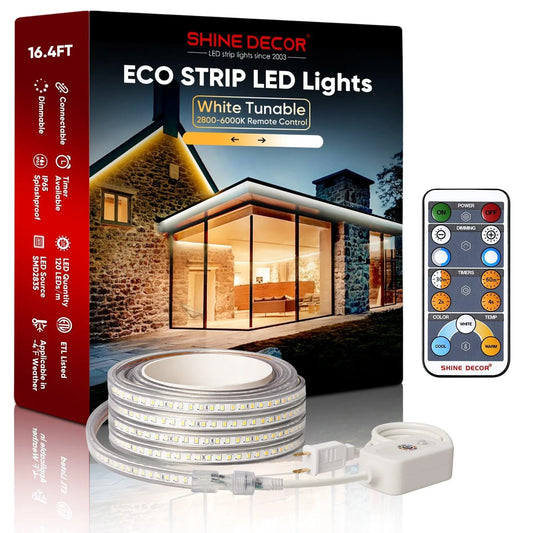 Controller Kit for 110V 7x13mm Led Strip -Eco Strip CCT Tunable White - Shine Decor
