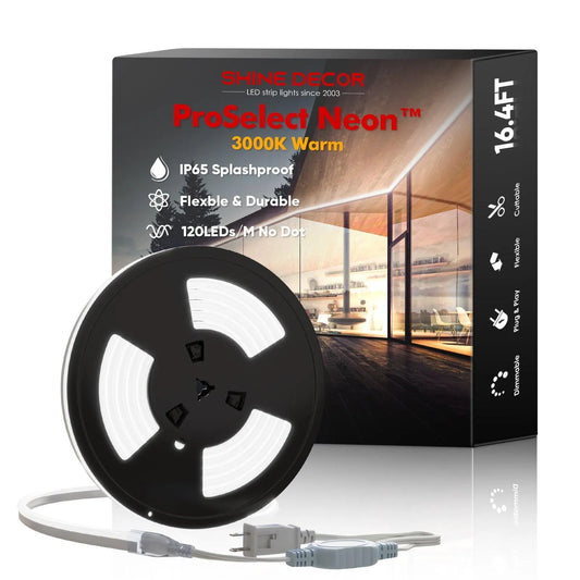 Extra Power Cord Pack for 110V 7x14.5mm Led Neon Light ProSelect Neon - Shine Decor