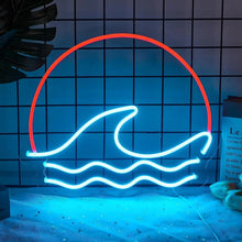 Load image into Gallery viewer, Sunset Sunrise Neon Sign Mountain Neon Sign - Shine Decor
