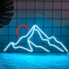 Sunset Sunrise Neon Sign Mountain Neon Sign - Shine Decor