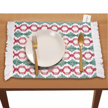Load image into Gallery viewer, VIVI MIN Christmas Table Runner for Holiday Parties, Linen Burlap Table Runners Dresser Scarves Dining Table Home Decor 13x20inch,Red&amp;Green - Shine Decor
