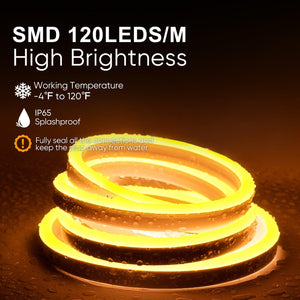 110V Medium-Priced LED Neon Light-Eco Gold Yellow Neon Light - Shine Decor