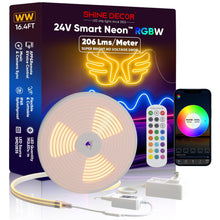 Load image into Gallery viewer, 24V Smart RGBW Neon Light Hands Free Control 16FT - Shine Decor
