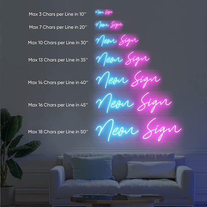 Custom Neon Signs - Shine Decor