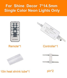 Dimmer for 110V 7x14.5mm Neon Rope Light ProSelect Neon - Shine Decor