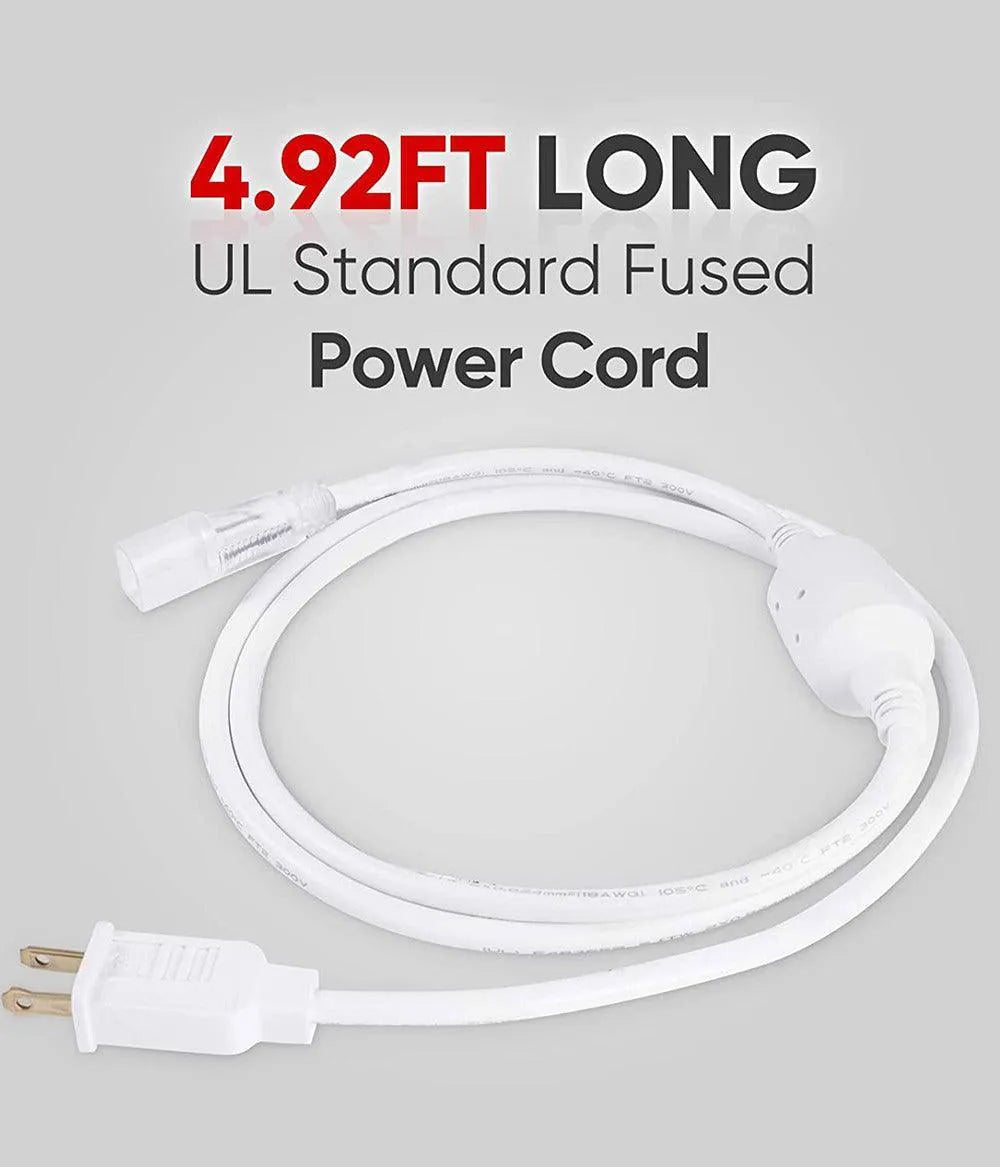 Extra Power Cord Pack for 110V 8x16mm Led Neon Light-Eco Neon - Shine Decor